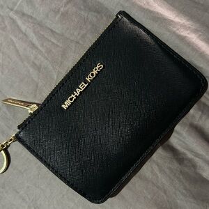 Black Michael Kors Keychain Wallet